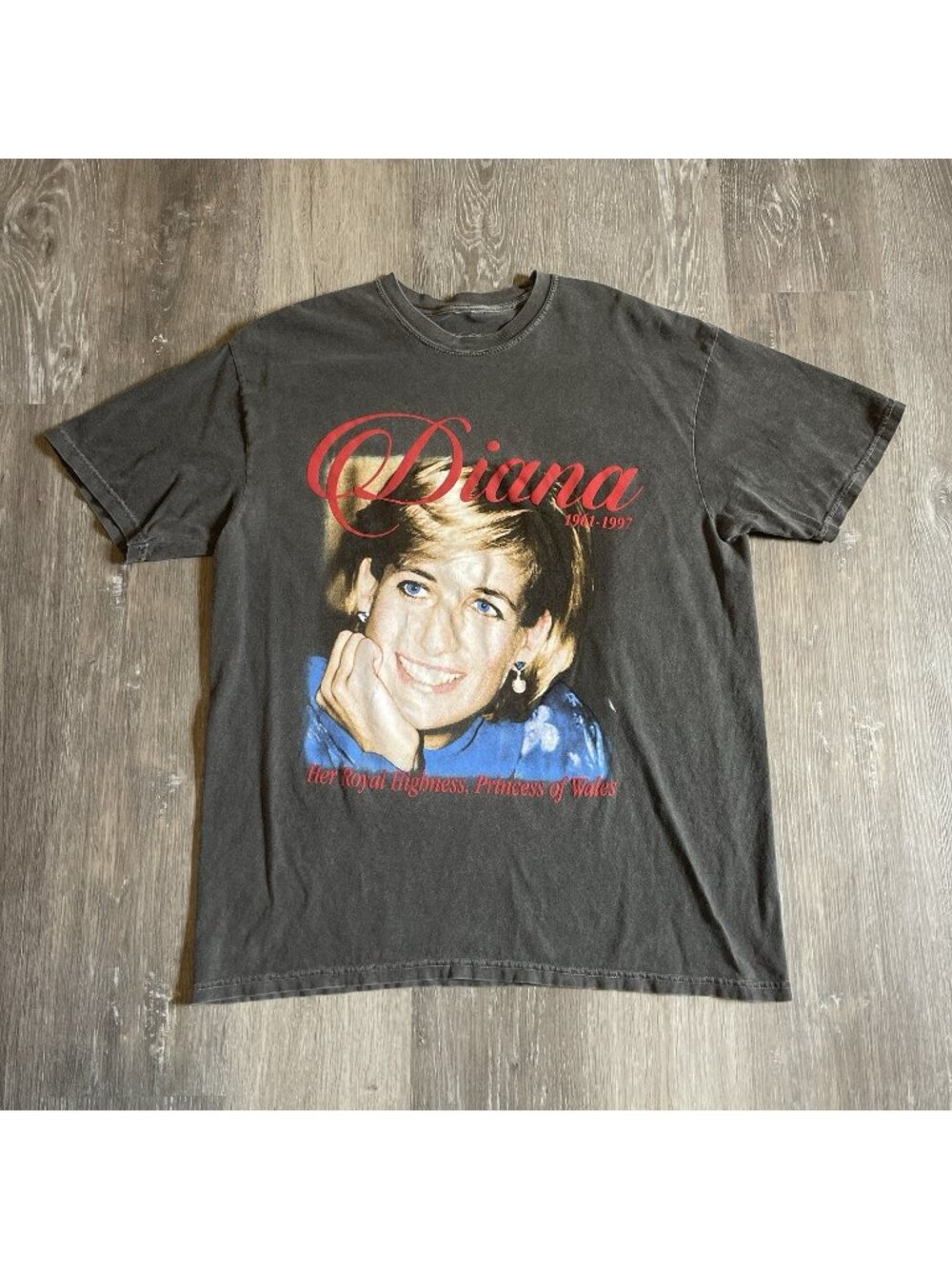 Moby Thrift Diana Princess Of Wales Memorial Tee Shirt Rap XL